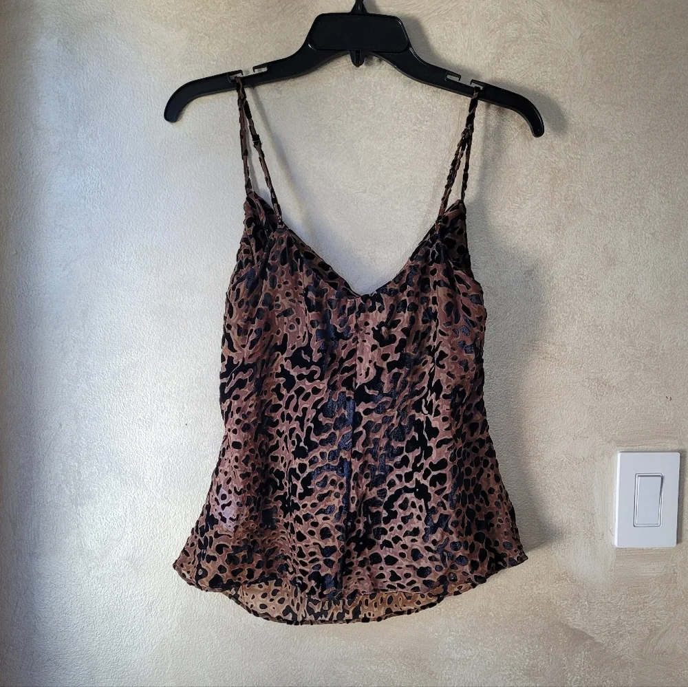 Reformation Leopard Print Cowl Neck Top - Picture 5 of 6